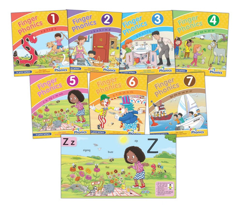 Finger phonics books in - books,