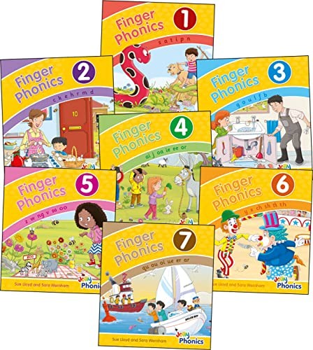 Finger phonics books in - phonics,